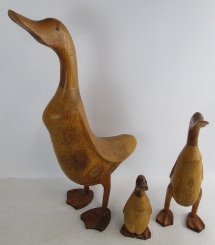 Vintage wooden carved set - vintage,