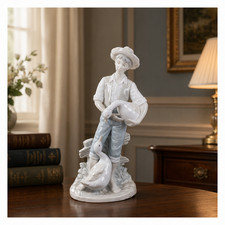 Rare Porcelain Figurine Boy