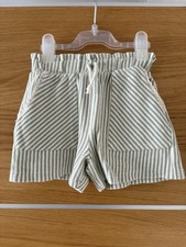 Zara Girls Sage Green Striped