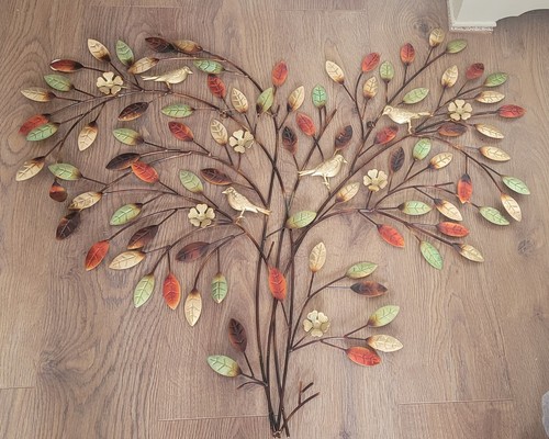 Large metal gold - , heart/tree