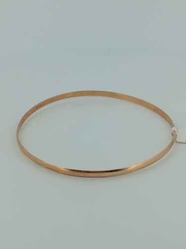 9ct gold slave bangle 3mm - gold,