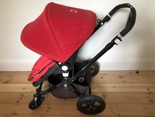 Bugaboo Cameleon Travel System Single Seat Stroller - Red & Grey