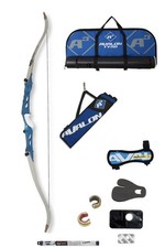 Core Jet Recurve Adult Bow Package. 68” RH, 24lb Draw, NEW. Blue Package
