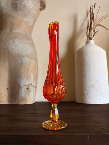 1960s 70s amberina orange - 70s,