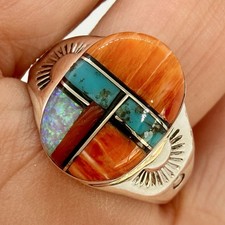 Navajo Inlay Multi Stone