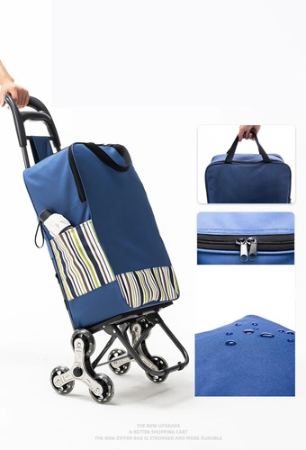Folding shopping cart stair - folding,