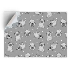 1 x Vinyl Sticker A4 - BW -