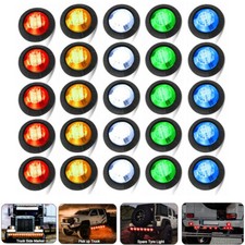 10x 12V 3/4" Round LED