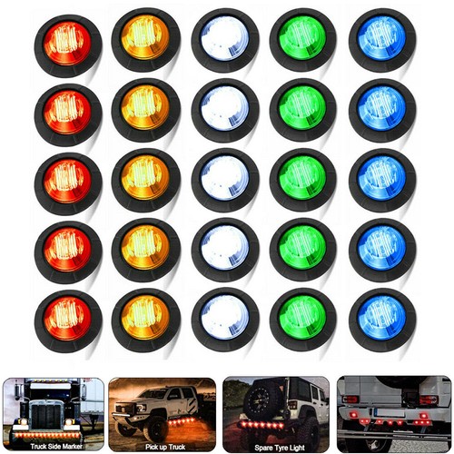 10x 12v round led - 10x,