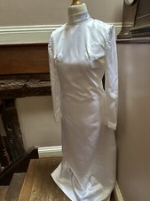 Vintage white Satin Wedding