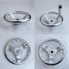 Thread Hole Hand Wheel Chrome Plated Cast Iron Φ 80-160mm Milling Machine Lathe 