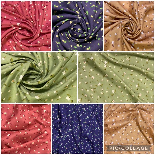 100 viscose printed fabric - 100%,