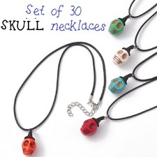30pcs mixed skull halloween - 30pcs,