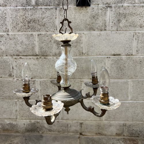 Victorian brass ceiling lights