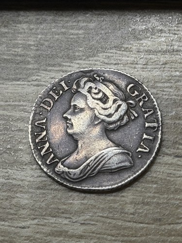 Anne sixpence 1711 - anne,, sixpence,