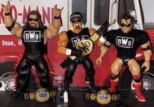 WWE Superstars Wrestling Figure NWO Bundle Kevin Nash, Hulk Hogan, Scott Hall