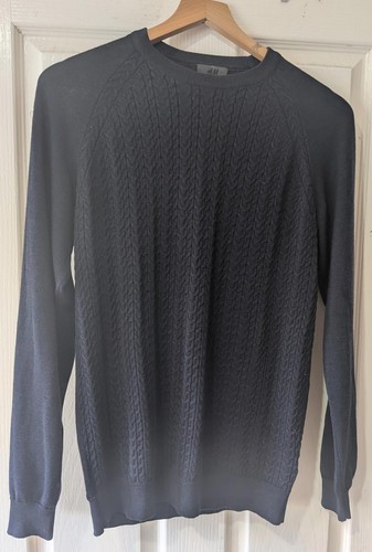 Merino wool blend navy - h&m,