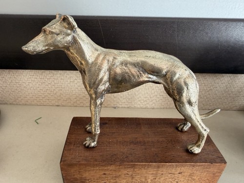 Vintage art deco greyhound dog - deco,