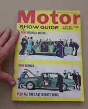 Motor Show Guide 1964 Sunbeam Alpine Tiger Jaguar E Type Jag etc