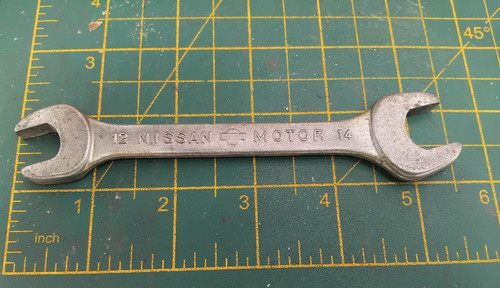 Vintage nissan motor spanner - nissan,