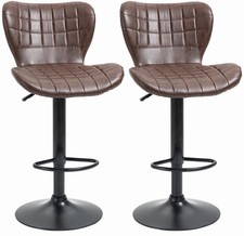 HOMCOM Bar Stools Set of 2