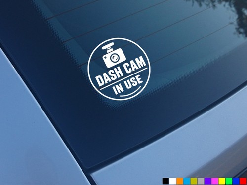 Dash cam use - cam, stickers