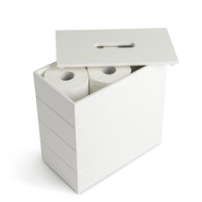Wooden Toilet Roll Holder