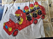 Very Old LEGO Set 218-1 Fireman 1.0 Complete Building Toy