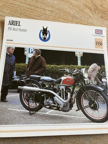 Ariel 350 red hunter 1936 - ariel,