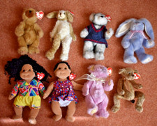 8 TY BEANIES Cutie Calypso Sophie Fairbanks Birch Scruffy Cody Azalea