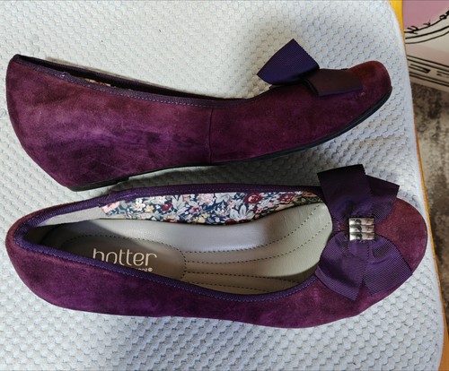 Hotter pansy shoes purple - hotter, in