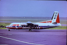Fokker F27 -35 mm Aircraft Colour Slide-Airlines of NSW - VH-FNG- See Note