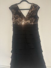 Beautiful Black And Gold Dress