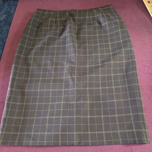 Skirt womens brown - womens, grid