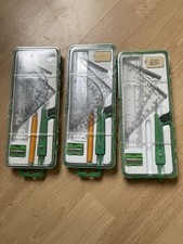 Helix Maths Set 2-Pack Square Protractor Ruler, Sharpener, Ect, Parts Missing