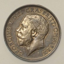 UK 1914 1 SHILLING .925 SILVER