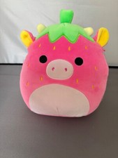 Squishmallow 8inch Cleary The Strawberry Cow With Tag