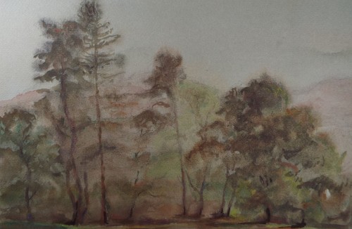 Original watercolour stand - original, 'stand