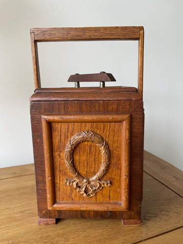 Vintage wood wooden tea - wooden, caddy