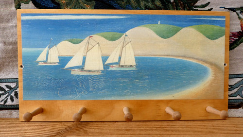 Vintage wooden sailing boat - vintage,