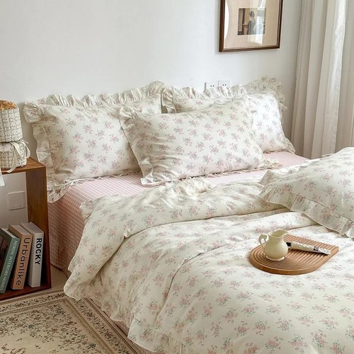 Mixinni pink floral duvet - mixinni,