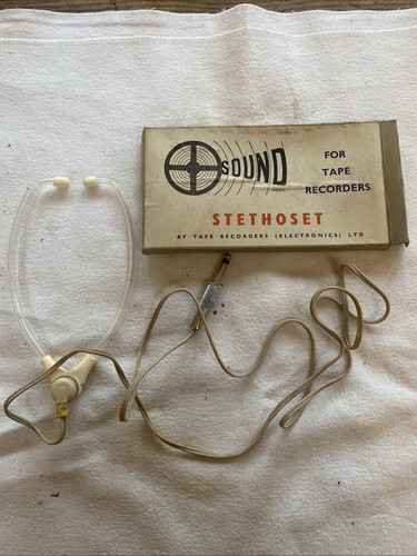 Vintage stethoset for tape - vintage,
