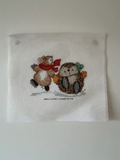 Completed DMC Country Companions Skating Tom Mouse Cross Stitch Soreville & Dean