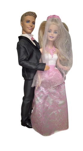 Barbie and ken - wedding, set