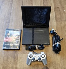 Sony Playstation 2 Slim with 8" Joytech Screen - Tested Working Ready To use