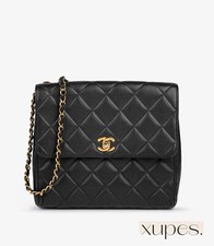 Chanel Black Quilted Caviar