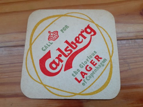 Carlsberg beer mat - beer, mat.