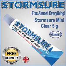 STORMSURE 5g Mini FLEXIBLE REPAIR ADHESIVE GLUE FIX RIPS HOLES BOOTS TENTS BIVVY