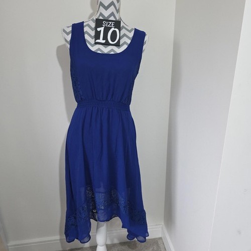 Select royal blue chiffon - select, lace