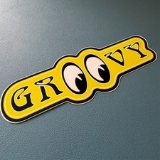 Mooneyes Groovy Sticker - 15cm